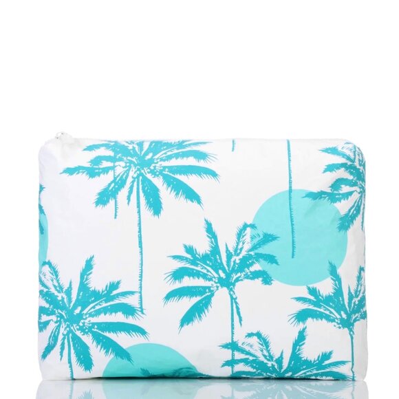 ALOHA Collection—Mid Pouch—Sun Palm x Samudra—Hawaii Beach & Travel Pouch *NWT* - Picture 1 of 7